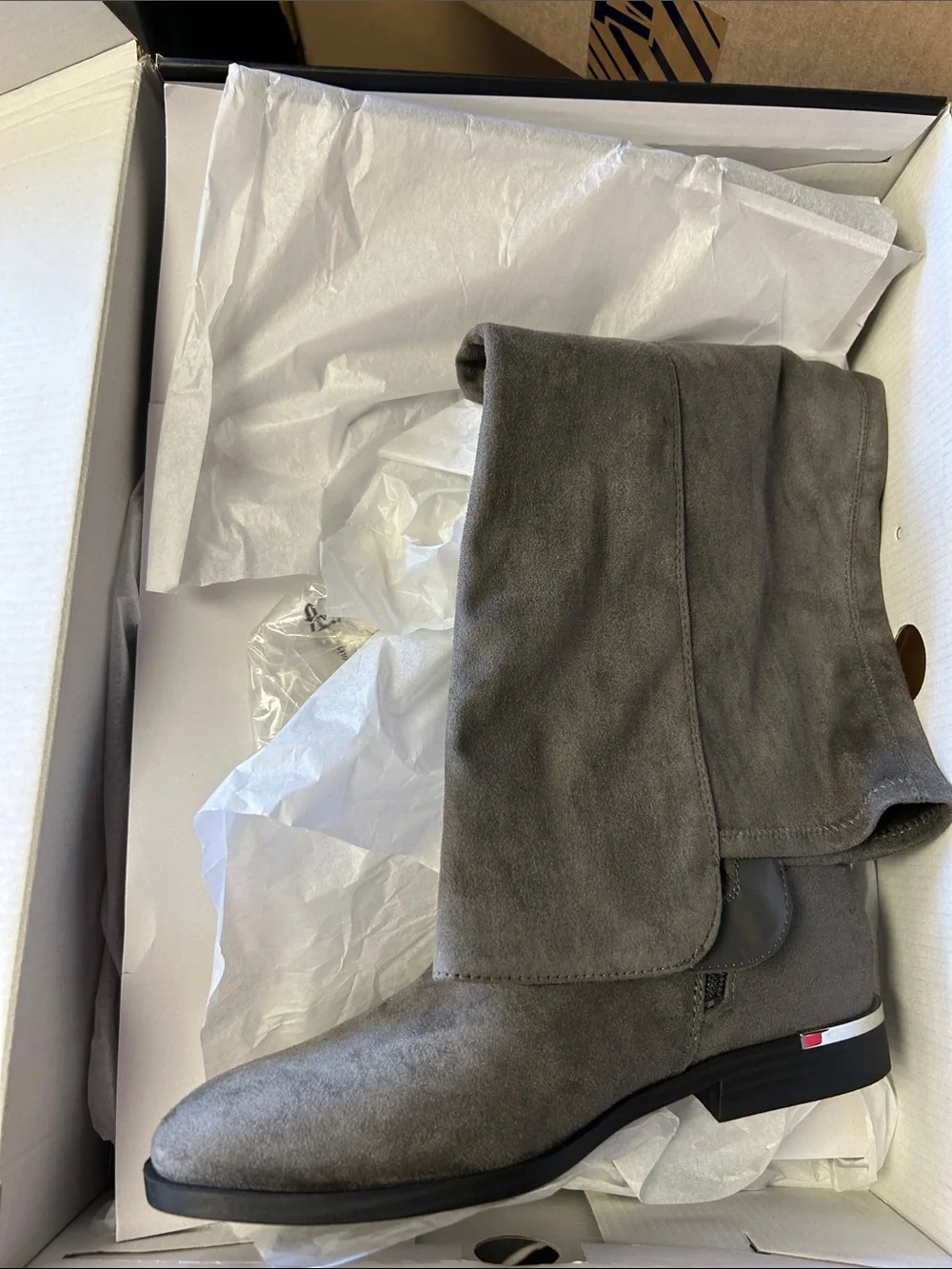 Nine West Allair Stretch Back Over the Knee Boots (WIDE CALF)